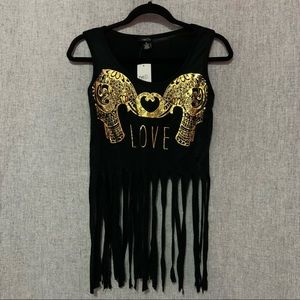 Love Fringe Crop Top